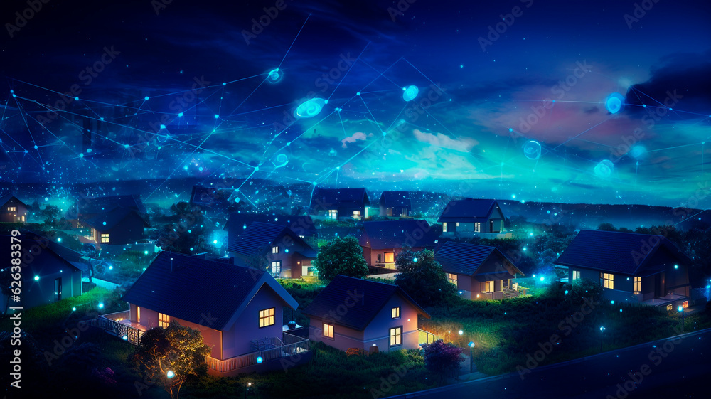 Online community, intelligent households, and digital society. Digital transformation (DX), Internet of Things (IoT), and the concept of a digital network in society