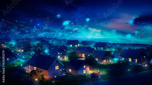 Online community, intelligent households, and digital society. Digital transformation (DX), Internet of Things (IoT), and the concept of a digital network in society