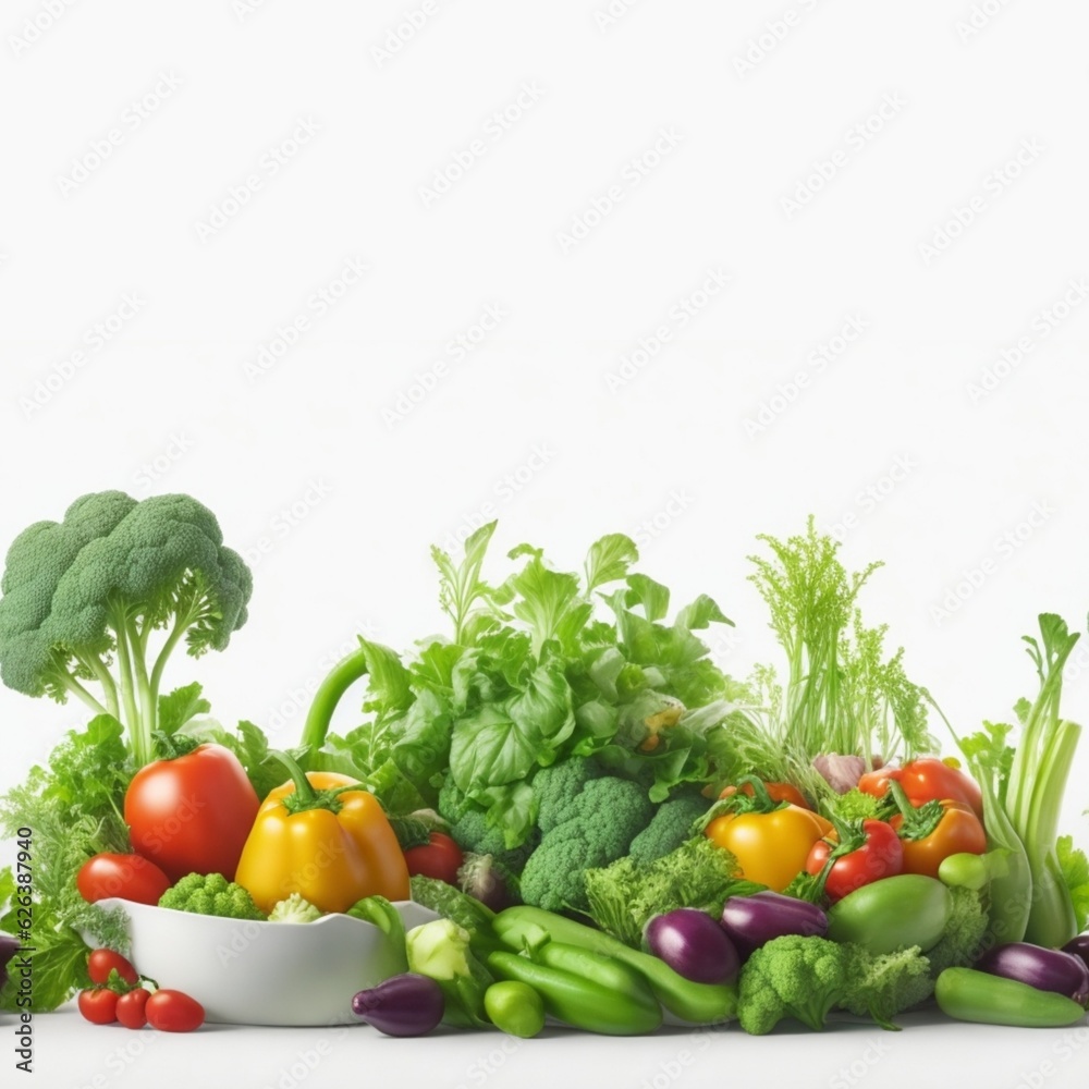Beautiful Vegetables food background illustration, ai generate Beautiful Vegetables food background illustration, ai generate