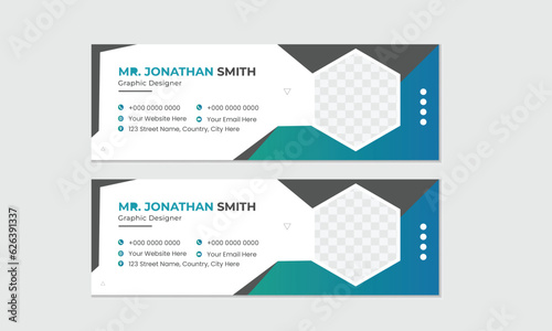 modern and minimal Creative Email Signature Design