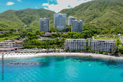 Aerial View of Puerto Vallarta hotels  Mexico s Coastal Gem