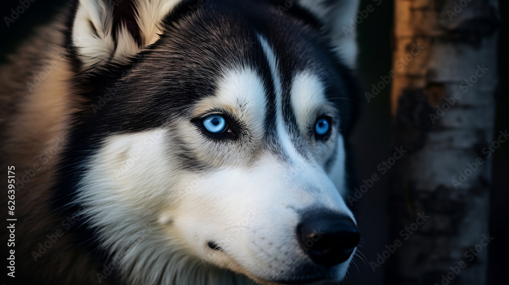 Obraz premium Siberian Husky