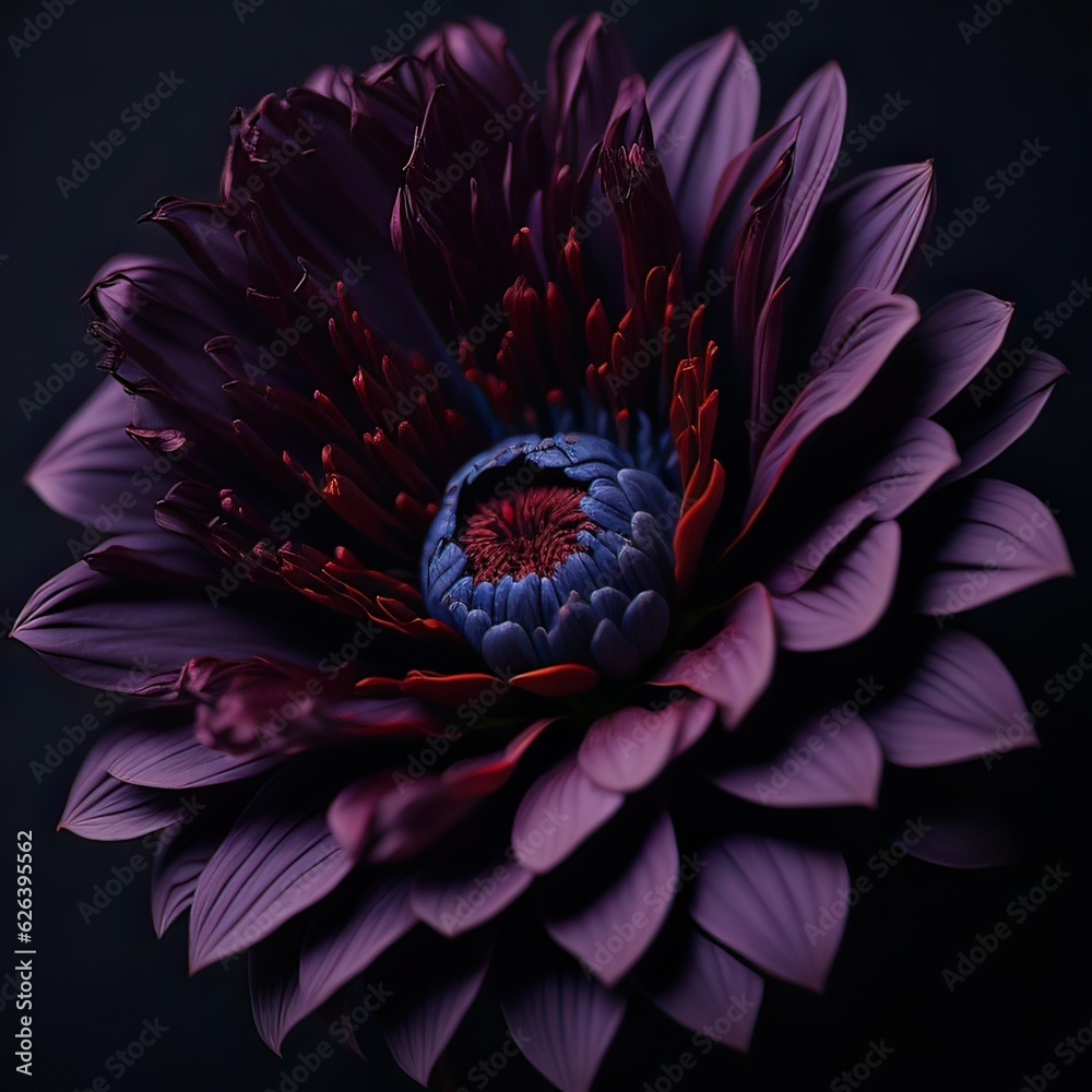 Realistic flower. Generative AI Realistic flower. Generative AI