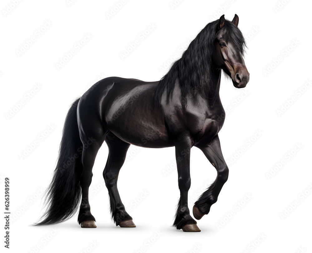 Black horse