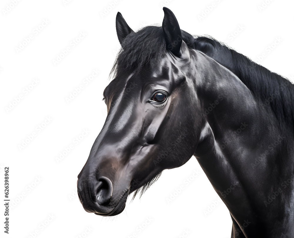 Fototapeta premium Black horse