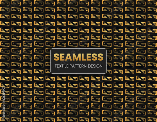 Seamless textile graphic pattern for art work.