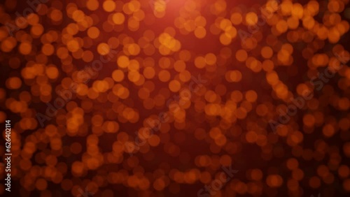 Abstract blurred defocused shimmering glittering lights. 4K video animation 3d render.