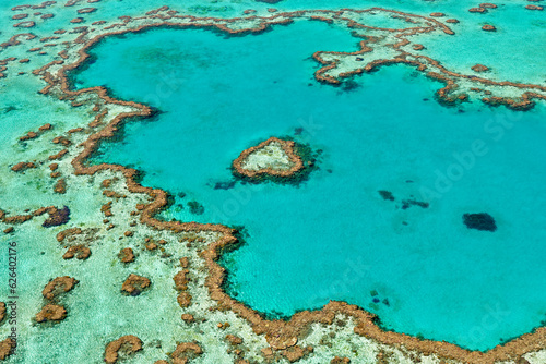 Fototapeta Naklejka Na Ścianę i Meble -  Heart Reef. Hardy reef. Great Barrier Reef. Queensland. Australia