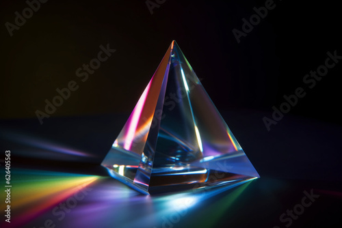 Pyramid's Spectrum: A Study of Light, Generative AI