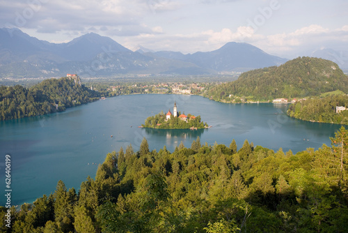 View of Lake Bled, Slovenia.
