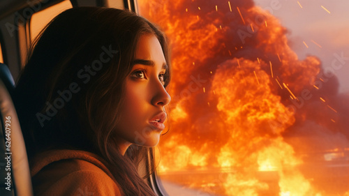 fire and flames or explosio...