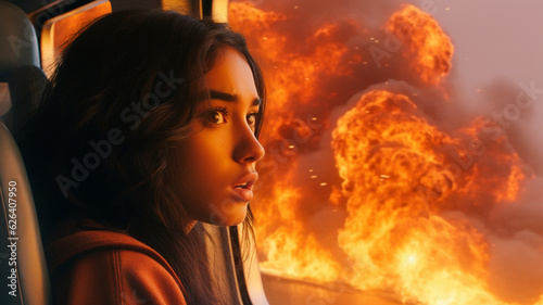 fire and flames or explosio...