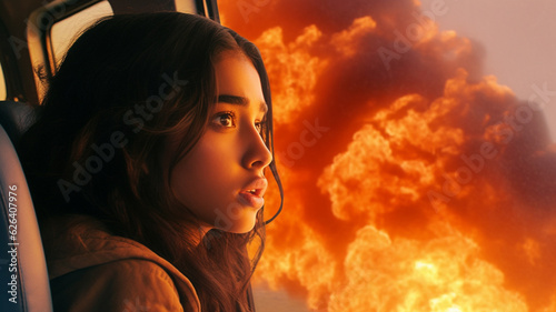 fire and flames or explosio...