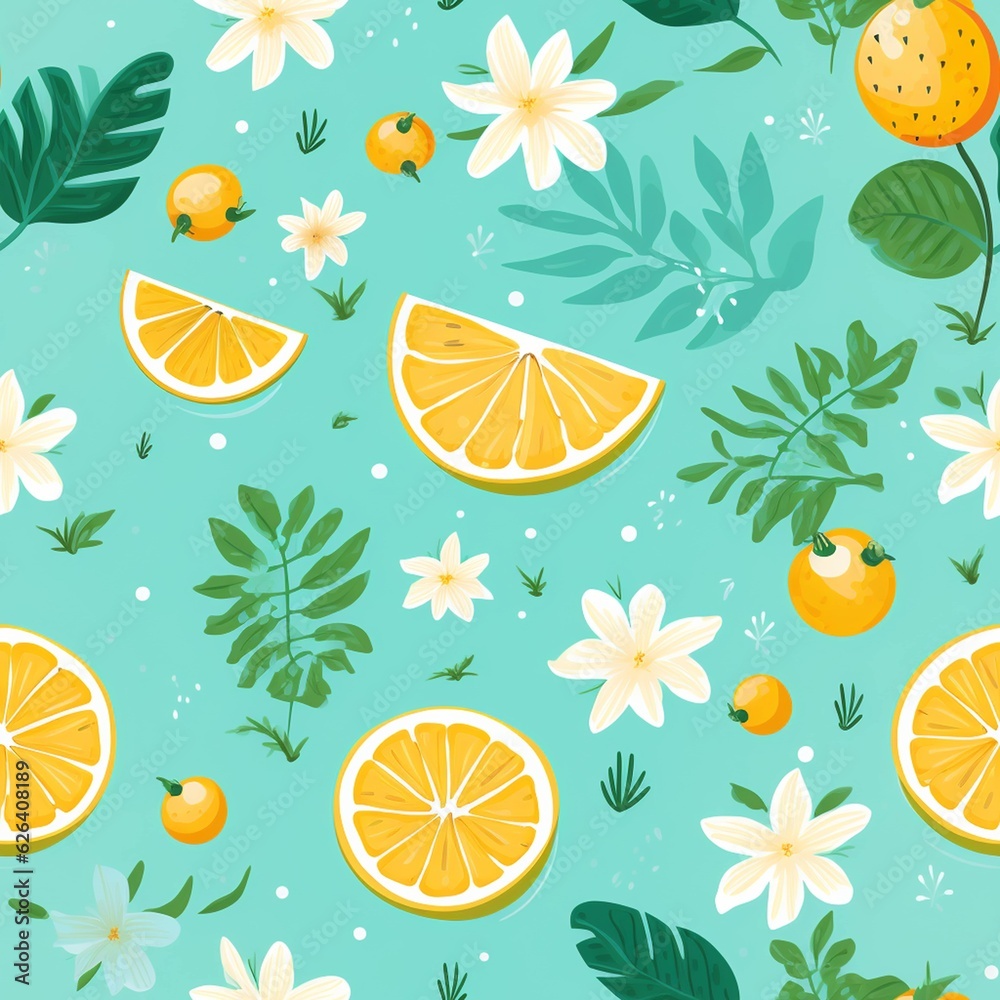 seamless pattern, pattern, textile, fruit, summer seamless pattern, pattern, textile, fruit, summer