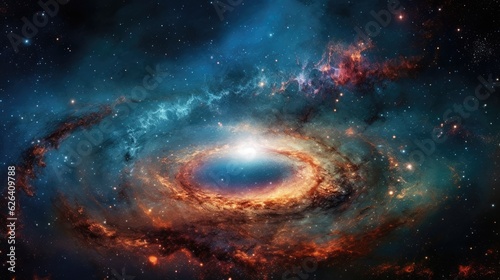 galaxy with a black hole © natalikp