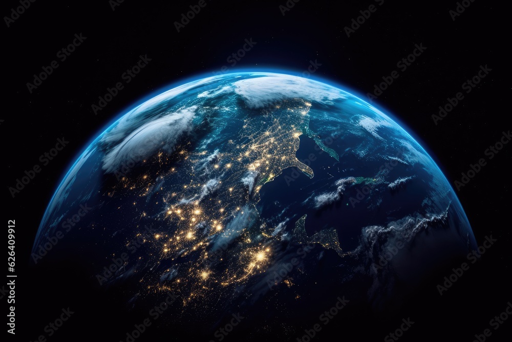 earth from space