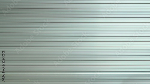 Metal shutter door surface