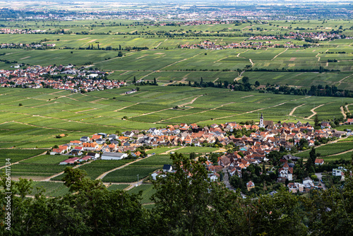 Weyher in the Palatinate from above