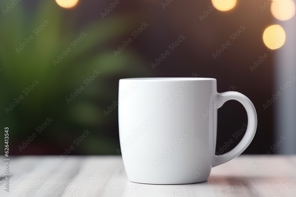 Fototapeta premium white coffee mug mockup