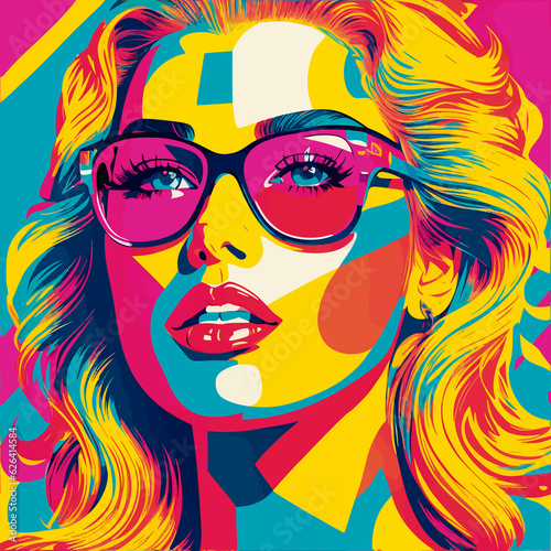 pop art cool modern illustration