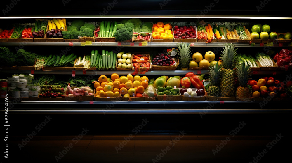 grocery shop, supermarket, fruits and vegetables market, food