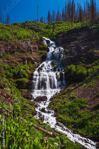 Waterfall in the San Juan mountains in western Colorado! (ID: 626414920)