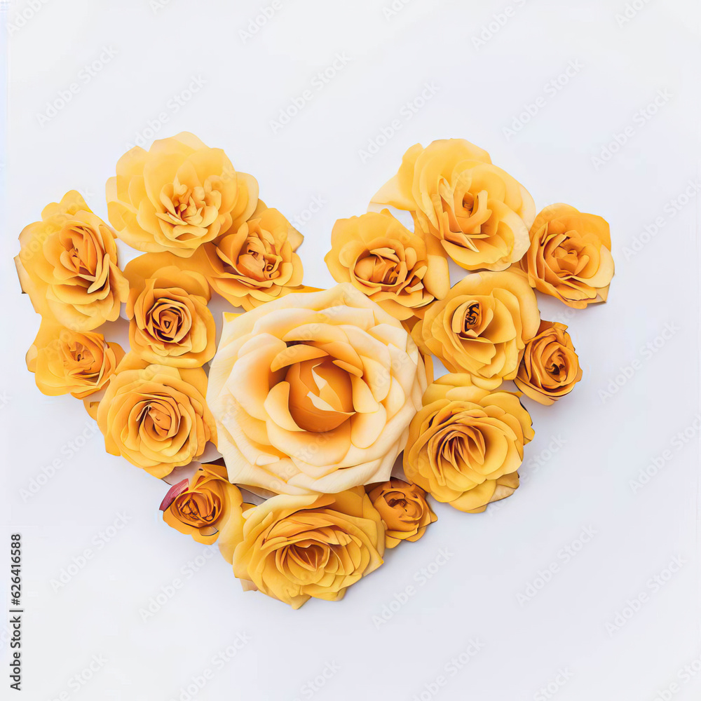 Naklejka premium Alluring Rose Bloom, Graceful and Delicate, Generative AI
