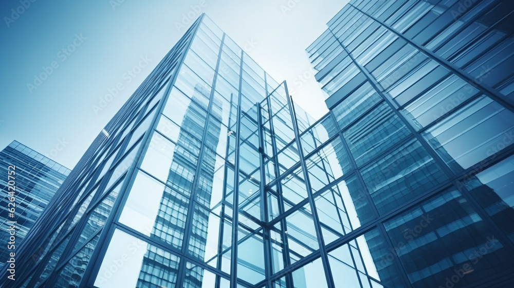 Fototapeta premium modern glass building