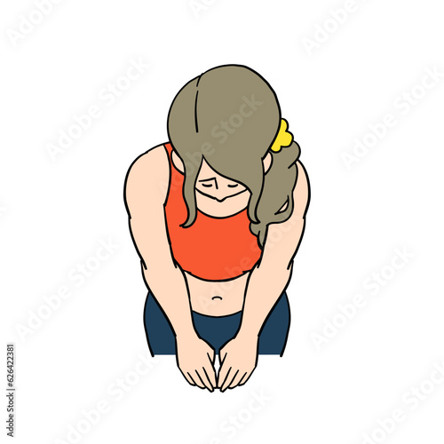 頭を下げる女性パーソナルトレーナー