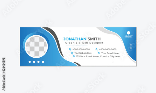 modern and minimal Creative Email Signature Design