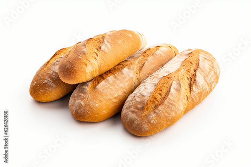 bread bakery, lot of bread prepare to move on in the shelf, generative ai
