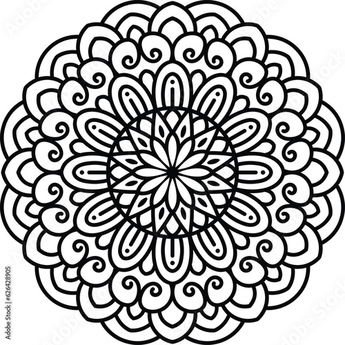 Vector indian mandala design