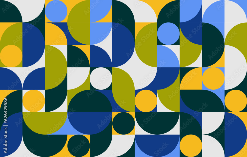 Minimalist semi circle flat memphis abstract background Minimalist semi circle flat memphis abstract background