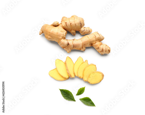 Fresh ginger root and slice...