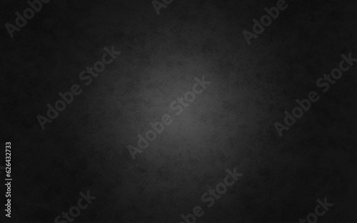 Close up retro plain dark black cement or concrete wall background texture.