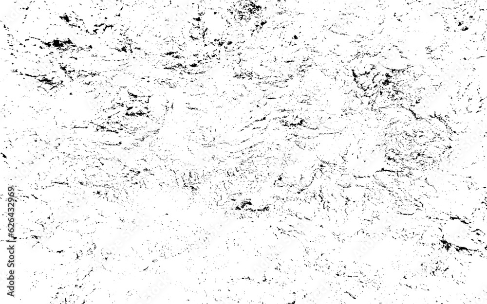 Scratched Grunge Urban Background Texture Vector. Dust Overlay Distress Grainy Grungy Effect. Distressed Backdrop Vector Illustration. Isolated Black on White Background. 
