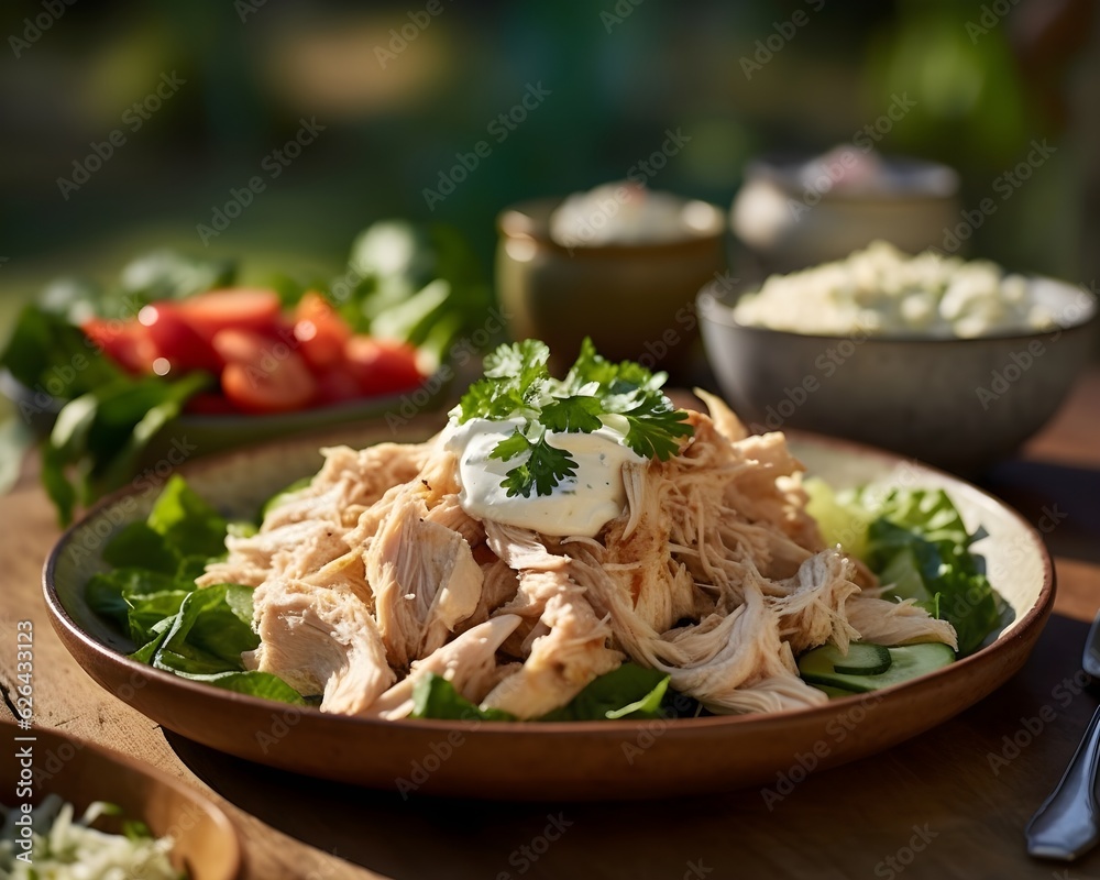 Fresh and Flavorful: Capturing the Essence of Chicken Salad Fresh and Flavorful: Capturing the Essence of Chicken Salad
