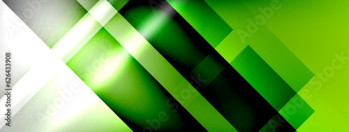 Light and shadow squares and lines abstract background