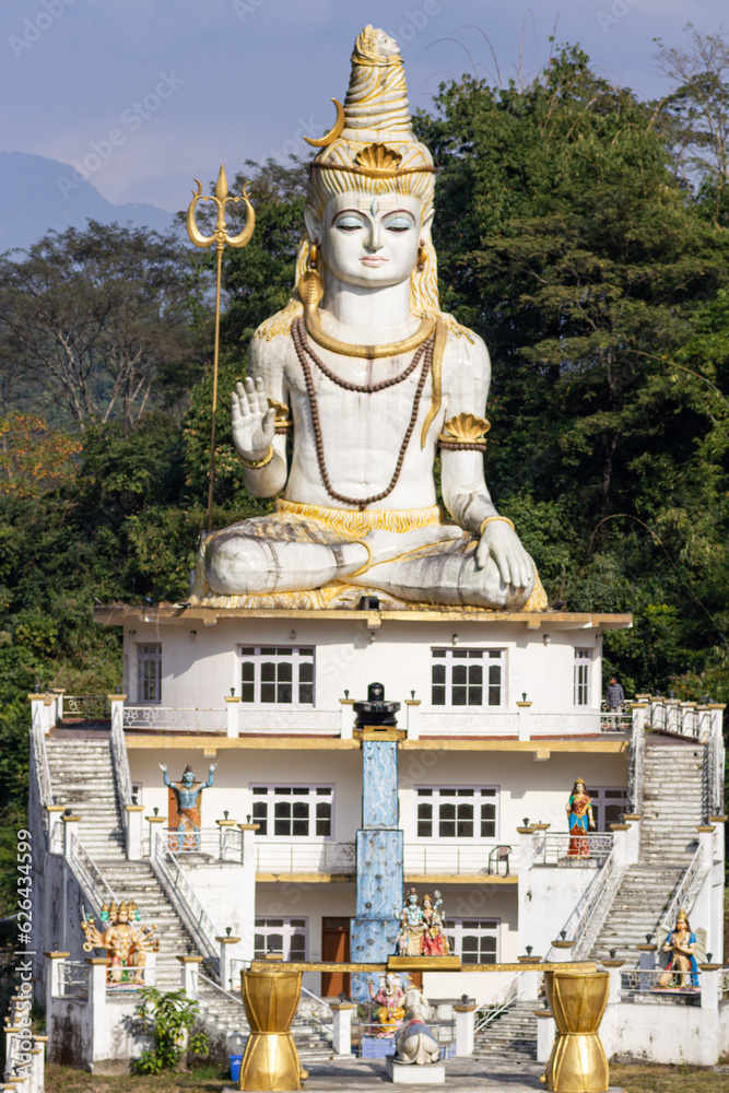 Shiva Statue at Jamuni bridge in West Bengal