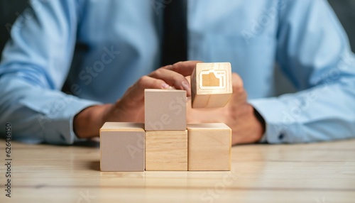 person holding a box