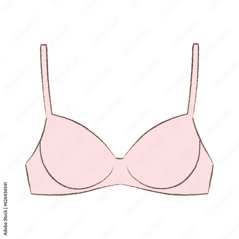 ブラジャーのシンプルなイラスト ブラジャーのシンプルなイラスト