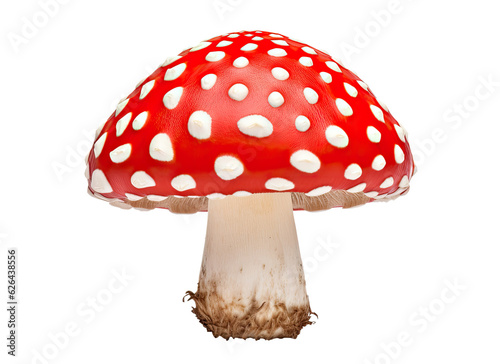 Fly agaric isolated on transparent background
