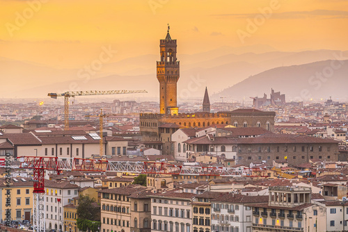View of the city of Florence, cityscape of Italy © f11photo