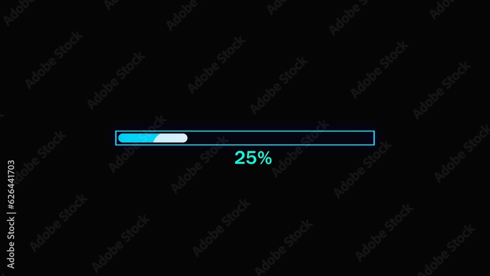 Abstract beautiful loading bar illustration background