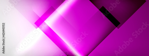 Light and shadow squares and lines abstract background