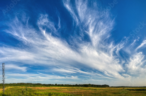 Cirrus Wolken Panorama