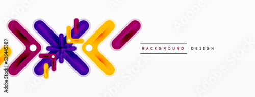 Minimal geometric background cross line. Design for wallpaper, banner, background, landing page, wall art, invitation, prints, posters