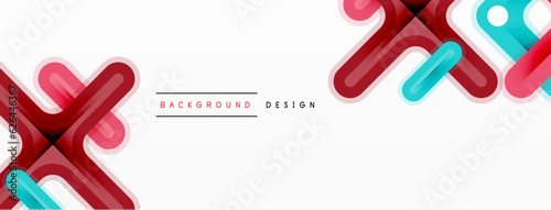Cross line background minimal geometric template. Design for wallpaper, banner, background, landing page, wall art, invitation, prints, posters