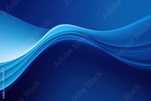 Cobalt blue and white gradient abstract background. Minimalist style, contemporary design.