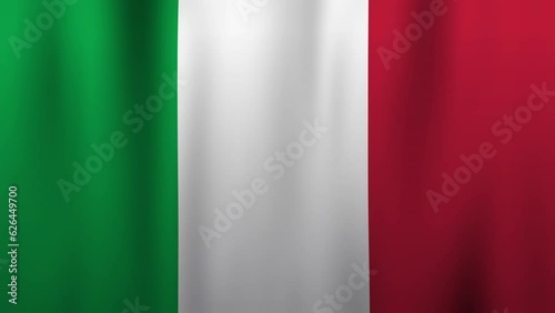 Italian flag waving. suitable for background